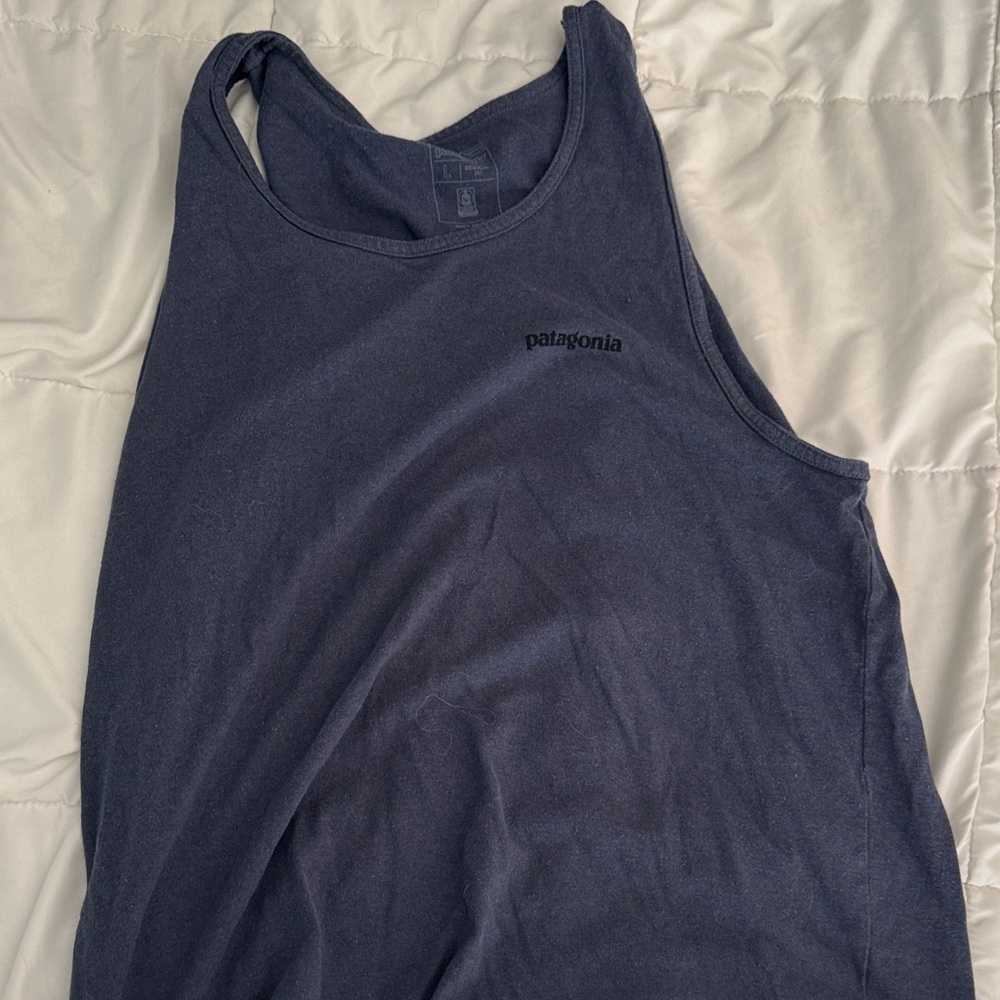 Patagonia Dark Blue Sleeveless Top